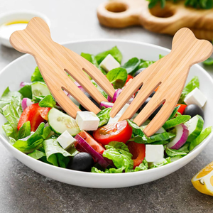 En gros, ensemble d'ustensiles de cuisine écologiques en <span class=keywords><strong>bambou</strong></span> : outils <span class=keywords><strong>à</strong></span> <span class=keywords><strong>salade</strong></span>, fourchettes <span class=keywords><strong>à</strong></span> mélanger en bois, pinces <span class=keywords><strong>à</strong></span> pâtes, cuillères <span class=keywords><strong>à</strong></span> <span class=keywords><strong>salade</strong></span> - Product Image 2