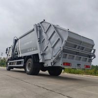 Camion à ordures compacteur Tianyun 14cbm 2.0L moteur arrière 4x2 manuel diesel gestion des déchets avec compacteur Euro 3 émissions