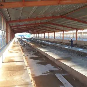 Leichte Stahlkonstruktion Bauernhof-Gebäude Geflügelfarm-Bau