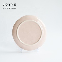 Jmpjoyye — plaque de céramique à motifs de fleurs, assiettes coréennes en céramique rose