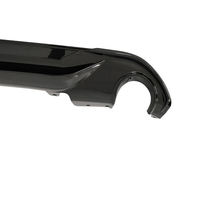 Noir brillant fourni par le fabricant pour BMW X1 F48 LCI 2020-2022 M Diffuseur de sac étanche MP Lèvre arrière Pare-chocs de voiture