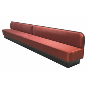 Banquette Courbe Moderne Style Mid-Century, Sièges Écologiques Rembourrés, Canapé Commercial pour Salon, Cadre en Bois, <span class=keywords><strong>Restaurant</strong></span> - Product Image 2