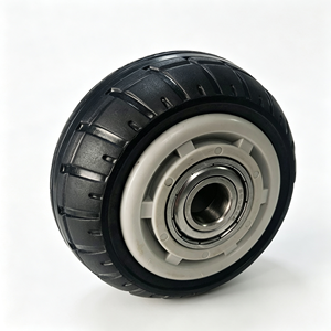 Roulettes robustes pour meubles, lot de 4, roulettes pivotantes avec frein, roues en PU silencieuses à 360° pour canapé, lit, armoire - Product Image 1