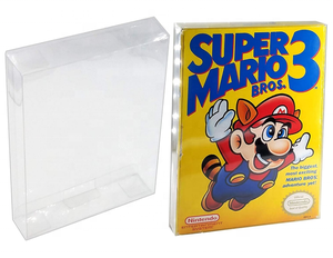 Nintendo NES N64 Game Box Protector Clear Plastic Box Case