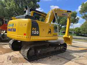 Excavatrice sur chenilles Komatsu PC120 d'occasion en excellent état, équipement de machinerie lourde japonaise, à vendre - Product Image 4