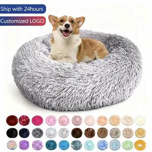 Vacuum Packaging Luxury Plush <b>Cat</b> Bed Soft Pet Cushion Sleeping <b>Sofa</b> Mat Drop Shipping by Manufacturer for <b>Cats</b> and Dogs - Product Image 1