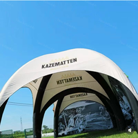 Tente gonflable imperméable pour l'extérieur, impression numérique personnalisée, tente publicitaire en PVC pour les événements publicitaires