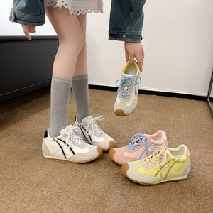 Nouvelles Chaussures de Sport Décontractées Élégantes à Talons Hauts en Cuir Véritable Style 2026 (2cm+5cm) Le secret que vous seul(e)s connaissez - Product Image 5