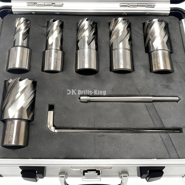 8pcs Weldon Shank Mag Drill Bits