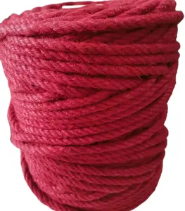 6MM Bondage JUTE ROPE -MULTI COLOR TWISTED 9,5 Meter Seil Japanisches Shibari-Seil