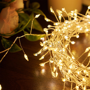 <span class=keywords><strong>Guirlande</strong></span> <span class=keywords><strong>lumineuse</strong></span> LED en fil de cuivre imperméable pour extérieur, feux d'artifice, 10m 30m <span class=keywords><strong>50m</strong></span> 100m, multicolore, fête à domicile, mariage, vacances, Noël - Product Image 6