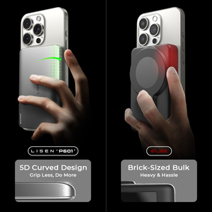 LISEN 2026 พาวเวอร์แบงค์แบบพกพาขนาดเล็ก แม่เหล็ก 15W ชาร์จไร้สายเร็ว 5000mAh คุณภาพสูง เหมาะสำหรับการเดินทาง - Product Image 4