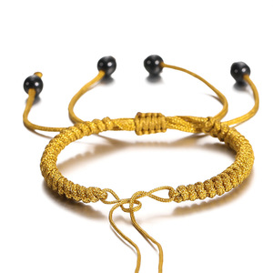 Bracelet fait main DIY rouge rose réglable unisexe pour le festival du dragon boat - Product Image 2