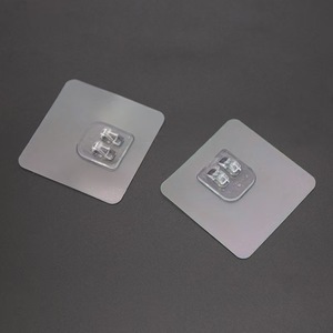 Ganchos adhesivos sin clavos con capacidad de carga de 5 kg, gancho acrílico individual para colgar ropa en el baño - Product Image 3