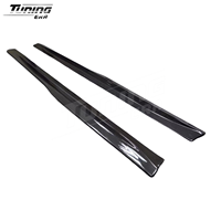 Kit carrosserie en fibre de carbone style PS, très demandé, pour BMW M3 F80 M4 F82 : lames avant, diffuseur arrière, jupes latérales, spoiler