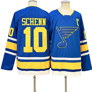 Maillots de hockey 2026 – Tenue de hockey sur glace 100 % polyester respirant unisexe adulte tailles longues XL – Service OEM – Nom et motif du joueur - Product Image 1