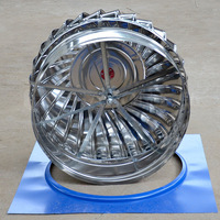 Ventilateur d'extraction industriel de haute qualité d'acier inoxydable de toit de fibre de verre pour la Ventilation d'éolienne
