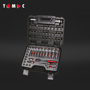 طقم أداة TOMAC <span class=keywords><strong>Chrome</strong></span> 69 قطعة من الفاناديوم ، مجموعة أدوات لإصلاح السيارات الميكانيكية والمنزل - Product Image 1