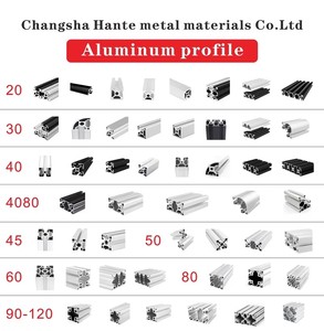 Vente en gros de profilés en aluminium anodisé noir 2020, profilés industriels en aluminium <span class=keywords><strong>20x20</strong></span> pour le bricolage, cadre de table d'atelier - Product Image 6