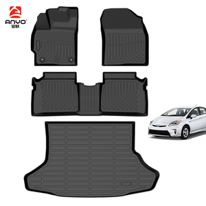 Tapete Protector de <span class=keywords><strong>Maletero</strong></span> Personalizado de TPE para Toyota Prius 2010-2015, Cubierta Impermeable para la Bandeja Trasera del <span class=keywords><strong>Maletero</strong></span> - Product Image 3