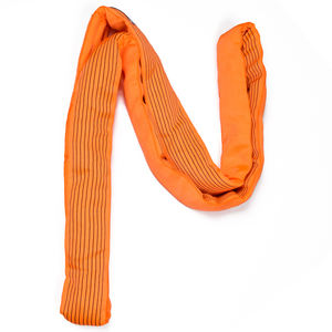 10トンヘビーデューティポリエステルラウンドリフティングスリングオレンジ色リフティングウェビングスリング - Product Image 3