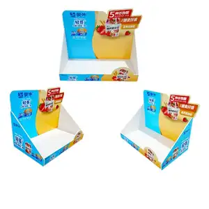 Supermarket Plastic Counter And Floor Display Stand For Bread Display