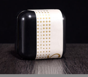 Caja de hojalata cuadrada con diseño tradicional chino, con tapa, acabado brillante, impresión offset, envase metálico para alimentos. - Product Image 4