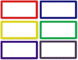 36Pcs Magnetic Dry Erase Labels Board <strong>Mini</strong> <strong>Whiteboard</strong> Fridge Blank Name Tags Plates Writable Reusable Magnets - Product Image 3