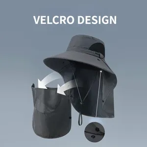 Sombrero de Pesca al por Mayor, Gorra Ancha de Verano para Mujer y Hombre, para Montañismo, Caza y Senderismo - Product Image 3