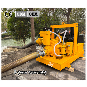 Pompa Air Sentrifugal Diesel 6-inci dengan Vakum, Pompa Drainase Bangunan, Pompa Irigasi - Product Image 1