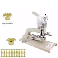 Machine à œillets manuelle SHUOMAN 4 mm et 5,5 mm - Garantie 1 an - Pour la publicité, les tissus, les vêtements, les sacs en papier