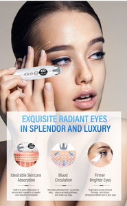 Masajeador Eléctrico para Ojos con Vibración y Luz de Colores para Lifting Facial, Eliminación de Arrugas y Reafirmación de la Piel - Pluma de Belleza para Uso Doméstico - Product Image 5