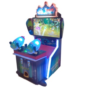 Machine d'arcade vidéo 3D pour enfants de 6 ans et plus, jeu de tir au laser à 2 joueurs, à monnayeur, avec tickets de récompense, pour usage intérieur uniquement, en anglais - Product Image 4