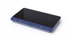 Placa de inducción eléctrica doble de 3500W, cocina de inducción de cerámica de <span class=keywords><strong>2</strong></span> quemadores, Cocina de Inducción portátil de aparato de cocina para cocinar - Product Image 2