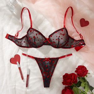 Set di Lingerie in Pizzo di Alta Qualità per Donne, Intimo <span class=keywords><strong>Sexy</strong></span> da Donna, Completo Lingerie in Pizzo per <span class=keywords><strong>Abbigliamento</strong></span> <span class=keywords><strong>Femminile</strong></span> - Product Image 3