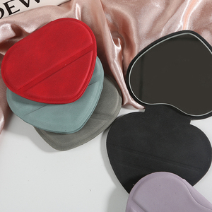Specchietto per il Trucco a Forma di <span class=keywords><strong>Cuore</strong></span> Pieghevole Tascabile con Logo Personalizzato per Promozione Cosmetica Regalo di San Valentino - Product Image 3