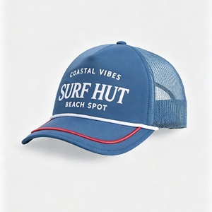 Custom 3D Embroidered Baseball Golf Trucker Dad <b>Hat</b> <b>Cap</b> 100% Polyester Common Fabric Adjustable Mesh Sports <b>Cap</b> for Outdoor Use - Product Image 3