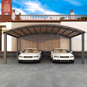 Abri de voiture en polycarbonate à prix réduit, auvent de garage en métal <span class=keywords><strong>pour</strong></span> le stationnement des voitures, auvent en aluminium - Product Image 3