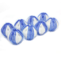 Boules de lavage pour enlever les poils d'animaux, durables et réutilisables pour les machines à laver et le séchage des vêtements (12 pièces)