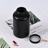 Flacon cylindrique mat en plastique PET de 4 ml pour pilules, comprimés de calcium/capsules avec bouchon à vis - Emballage pour produits de santé