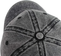 Gorra de Béisbol de Algodón Lavado para Hombre y Mujer, Estilo Clásico, Ajustable, de Mezclilla Desgastada, de Perfil Bajo, Estilo Dad Hat