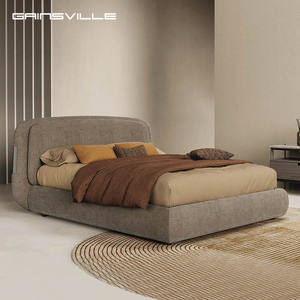 <span class=keywords><strong>2025</strong></span> Neues Doppelkopfteil-Design Komfortables gepolstertes Bett Benutzer definiertes High-End-Bett für zu Hause - Product Image 1