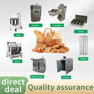 Equipo automático para hornear hamburguesas Línea de producción de alimentos de panadería Máquina para hacer pan redondo de masa fermentada francesa integral - Product Image 2