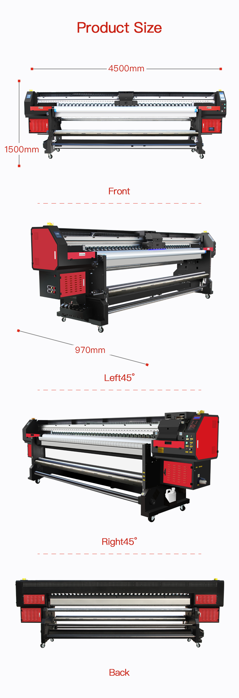 MT Digital UV Roll to Roll Printer MT-UV3204G for Leather printing