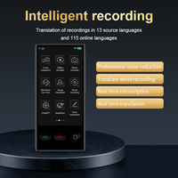 Traducteur vocal intelligent IA 148 langues, traducteur électronique de poche instantané pour la communication couleur en ligne et les voyages