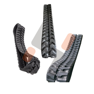 Cingoli in Gomma PC35MR-5 PC35MR-2 PC27 MR-3 per Mini Escavatore <span class=keywords><strong>Komatsu</strong></span>, Parti di Ricambio Aftermarket per Sottocarro, Distributore di Cingoli in Gomma - Product Image 1