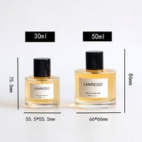 Flacons vaporisateurs en verre transparent bon marché pour parfums et cosmétiques 30 ml/100 ml