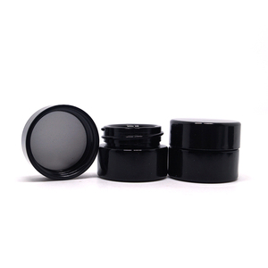 Dark Violet Glass Cosmetic Face Cream Jar Skincare Face <b>Mask</b> <b>Eye</b> Body Scrub Cream Cosmetic Cosmetic Glass Jars With Lids - Product Image 2