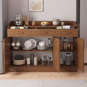 Home Furniture Modern Minimalist Wood <strong>Sideboard</strong> with Multi-functional Detachable Storage for Kitchen and <strong>Office</strong> - Product Image 3