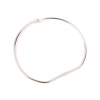 Hot Sale 76Mm Logam D-Bentuk Longgar Daun Pesan Ring Binder untuk Rumah, Sekolah dan Kantor